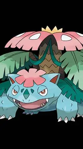 ai character: Mega Venusaur background