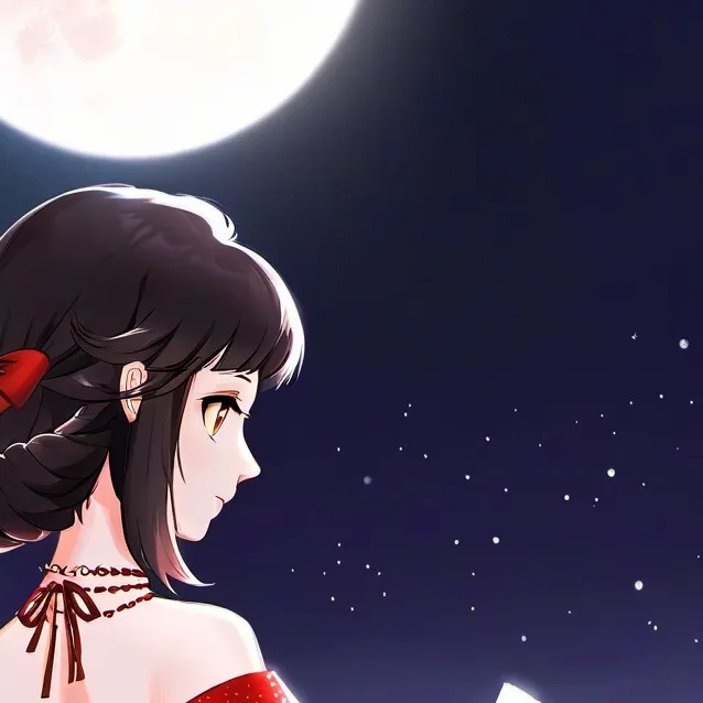chat with ai character: moon light beauty