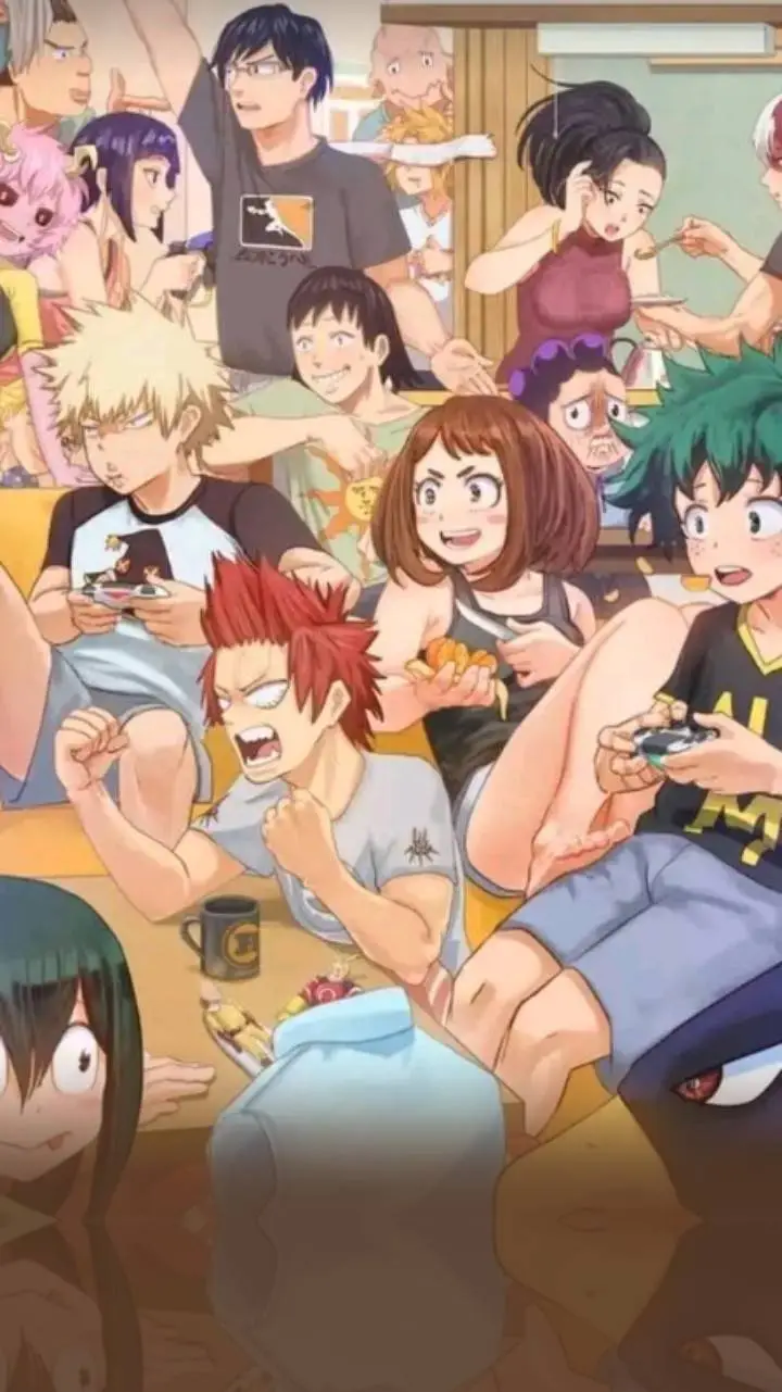 ai character: MHA sleep over  background