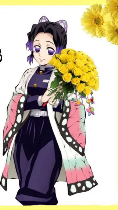 ai character: Shinobu💜🦋 background