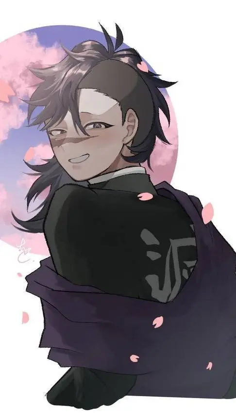 ai character: Genya💜🔫 background