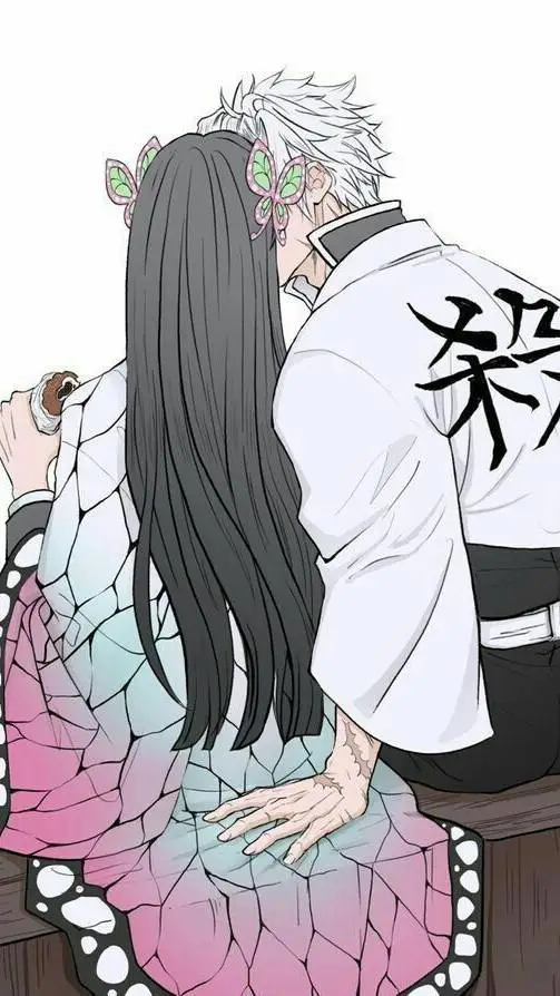 ai character: Sanemi x kanae 🌪️🦋 background