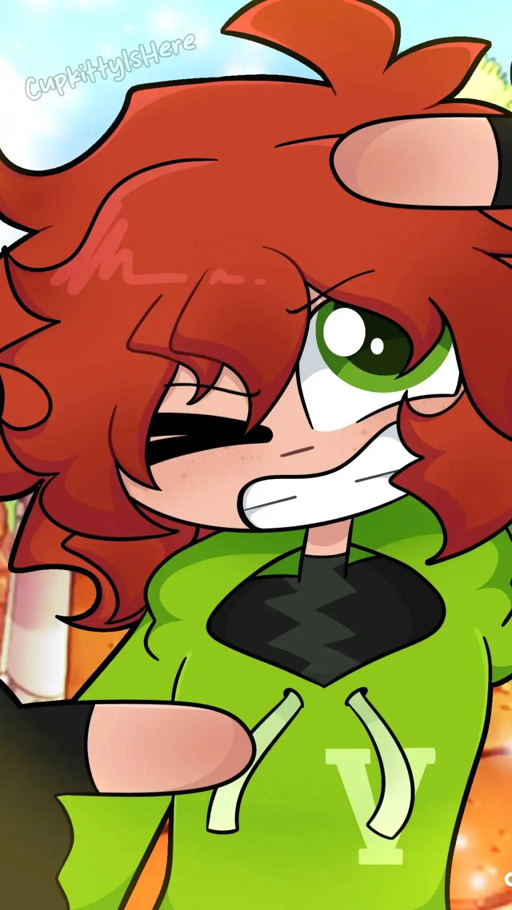 ai character: Vlad x cupkitty💚🤍 background