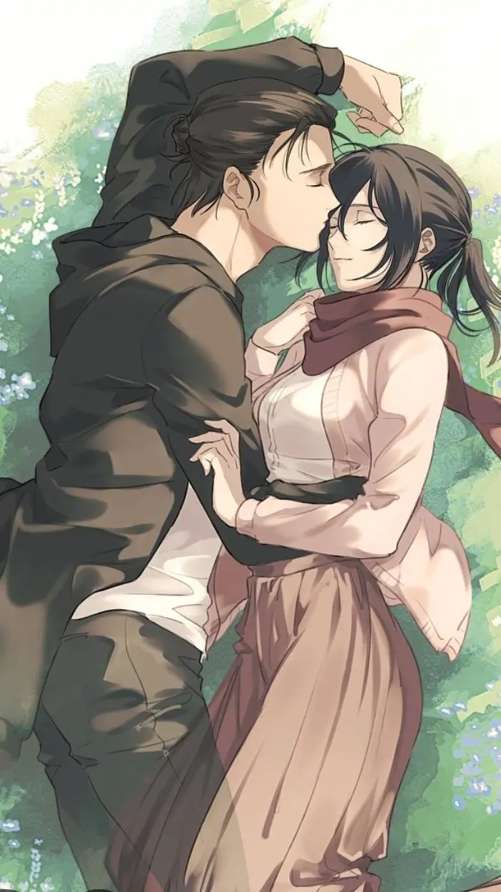 ai character: Eremika Wedding background