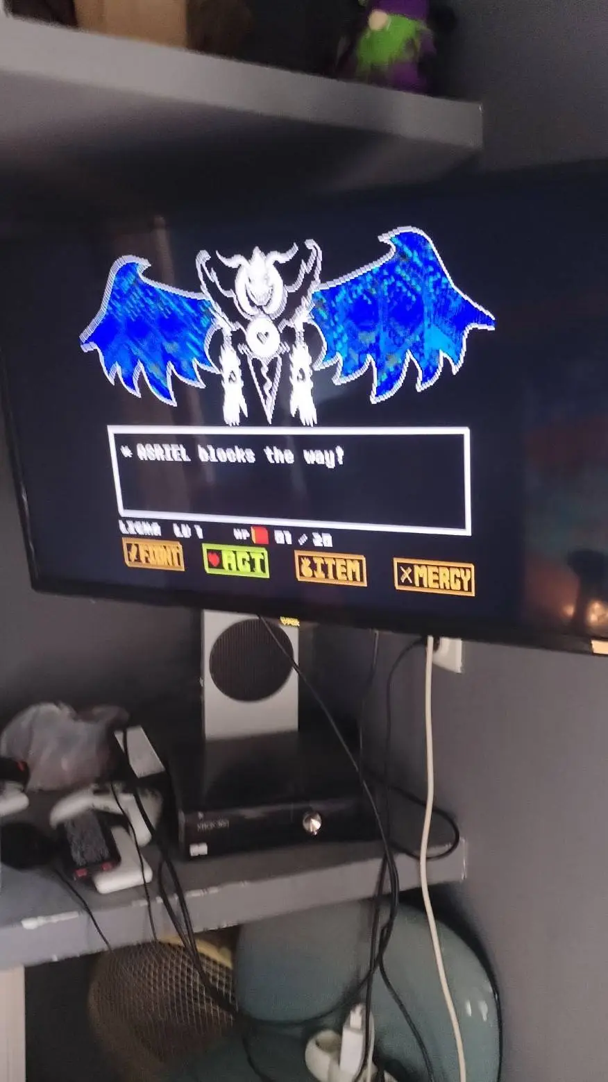 ai character: *Undertale background