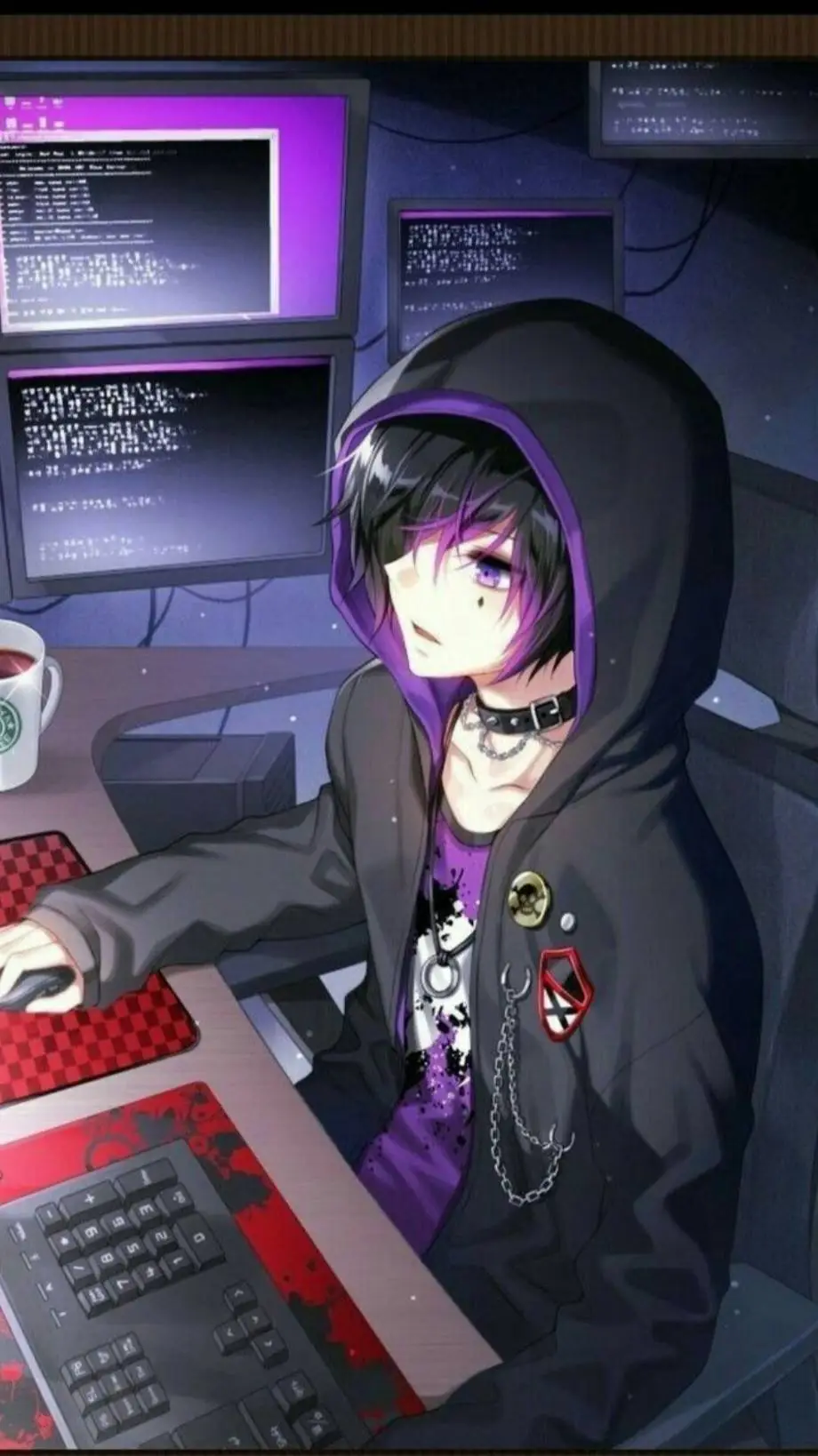 ai character: ♧_ethan_♧ background