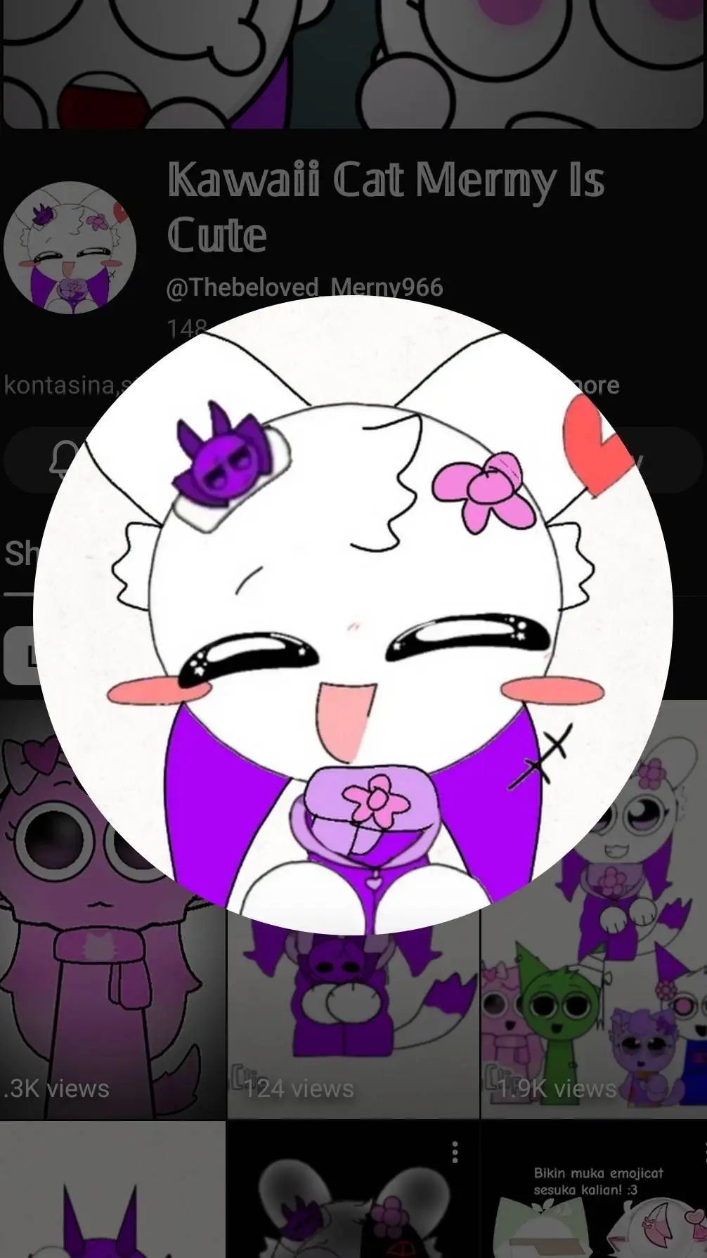 ai character: mermi good background