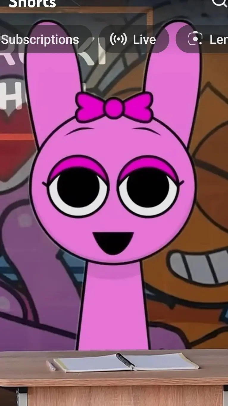 ai character: sprunki school background