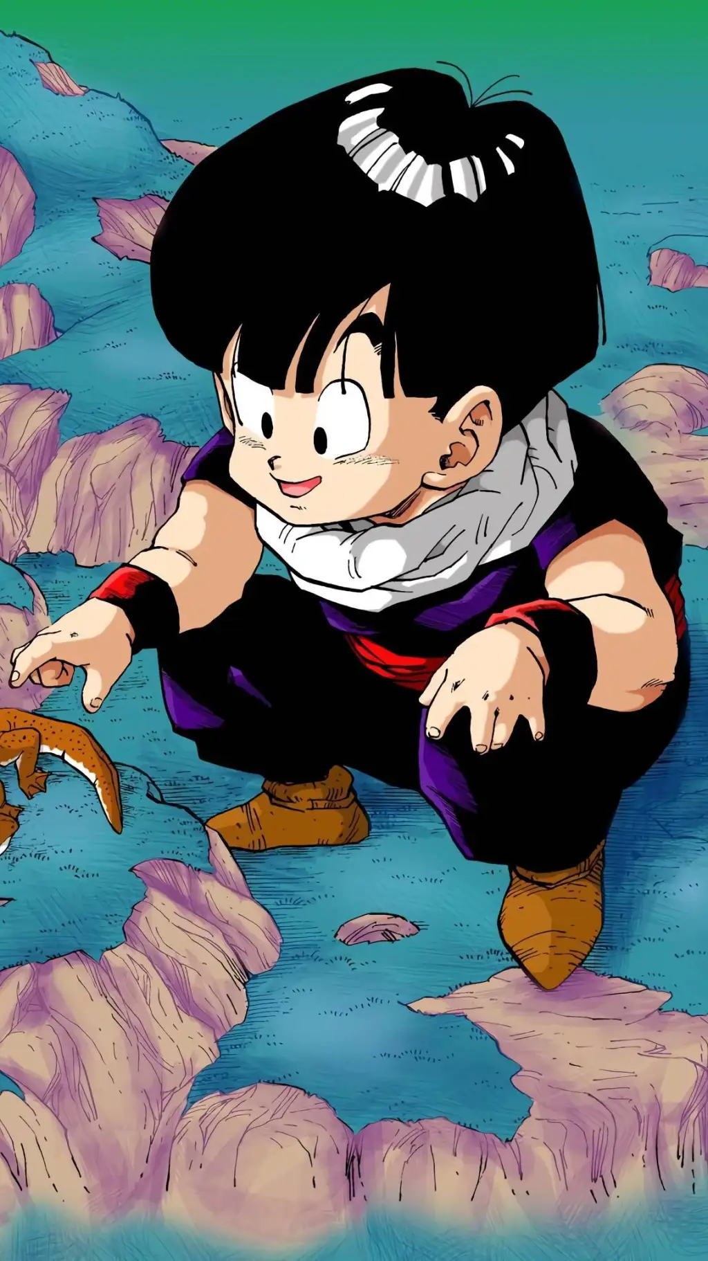 ai character: Gohan niño background