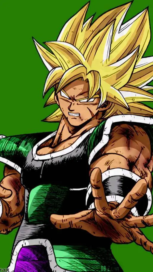 ai character: Broly DBS background