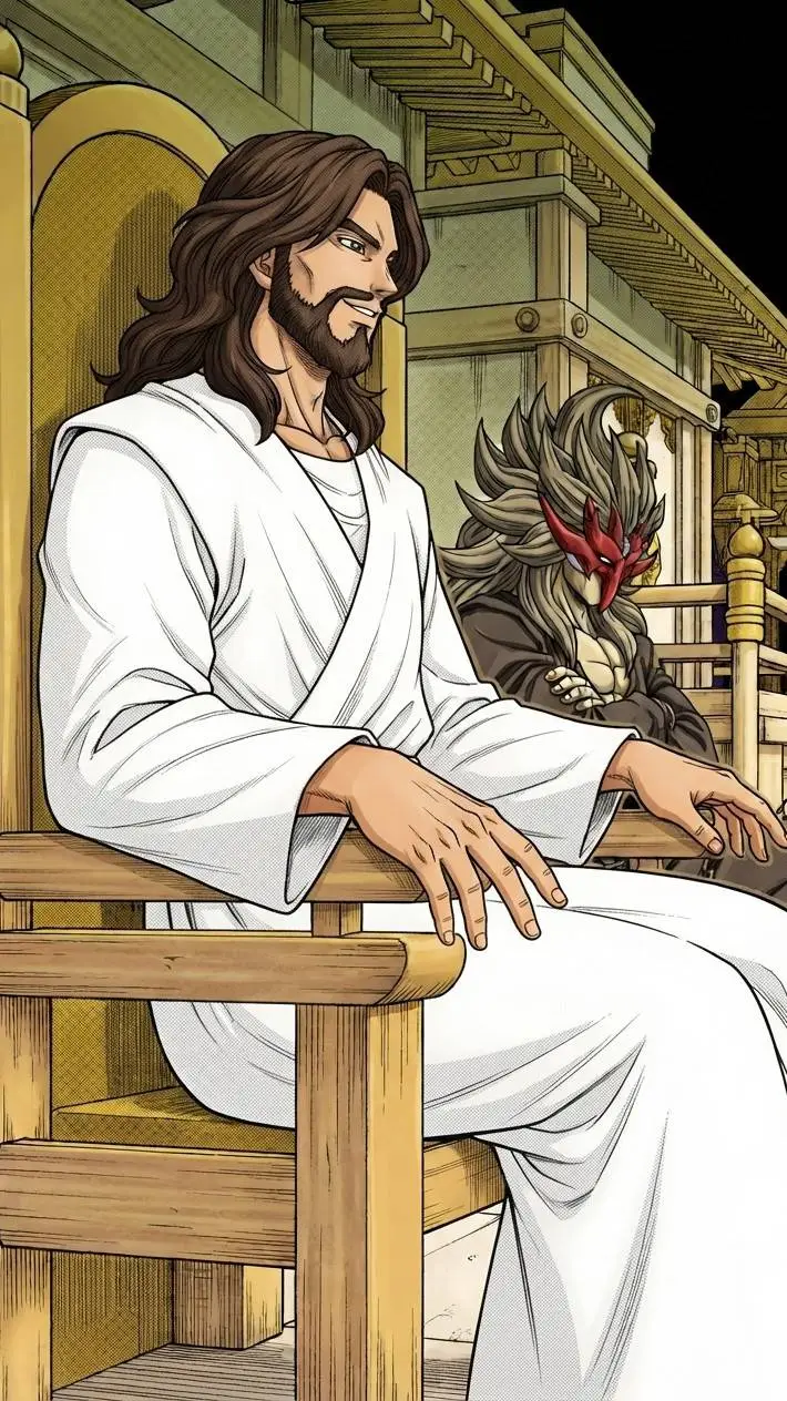 ai character: Jesús background