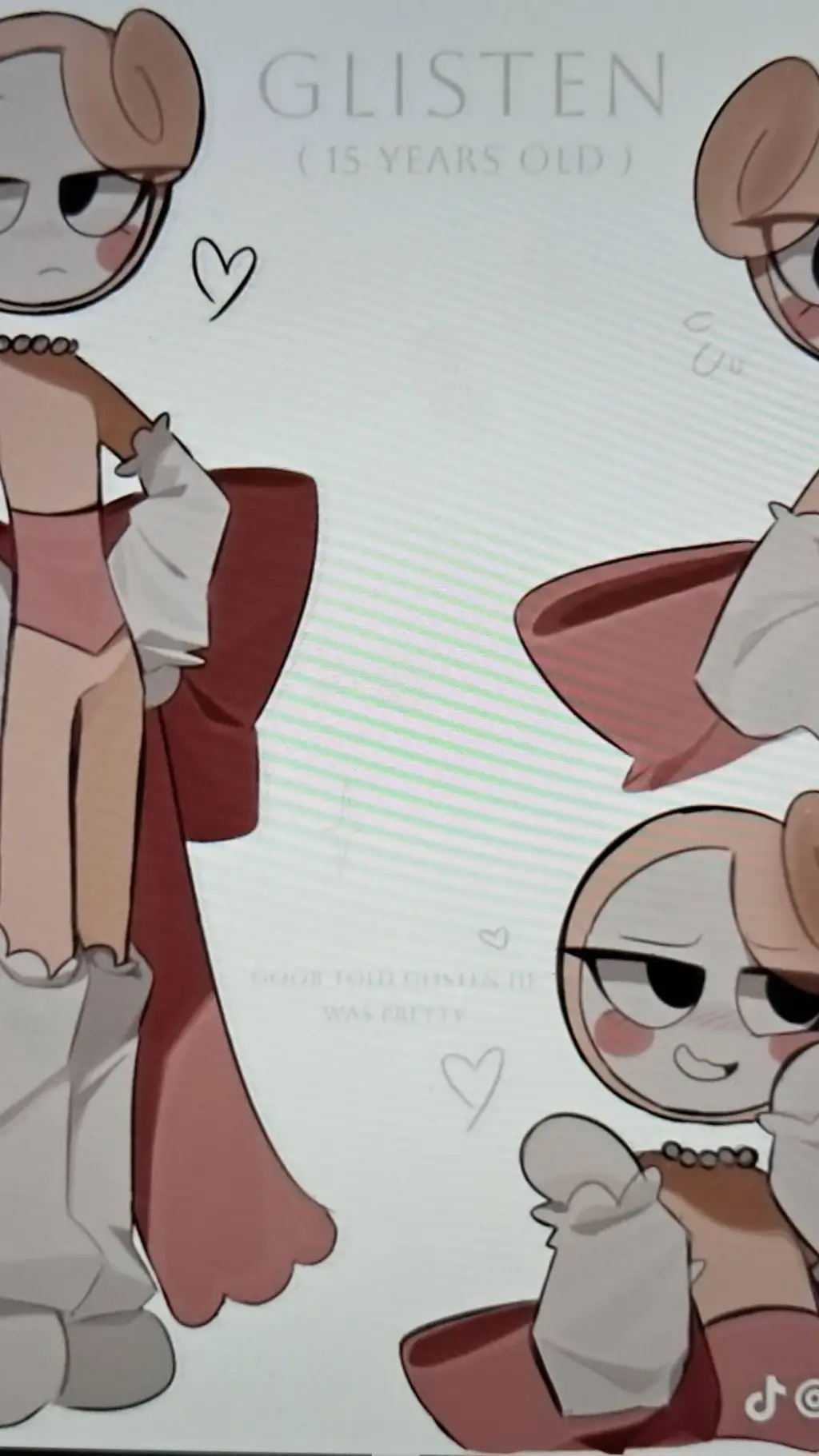 ai character: ○{Dandƴs wørld}○ background