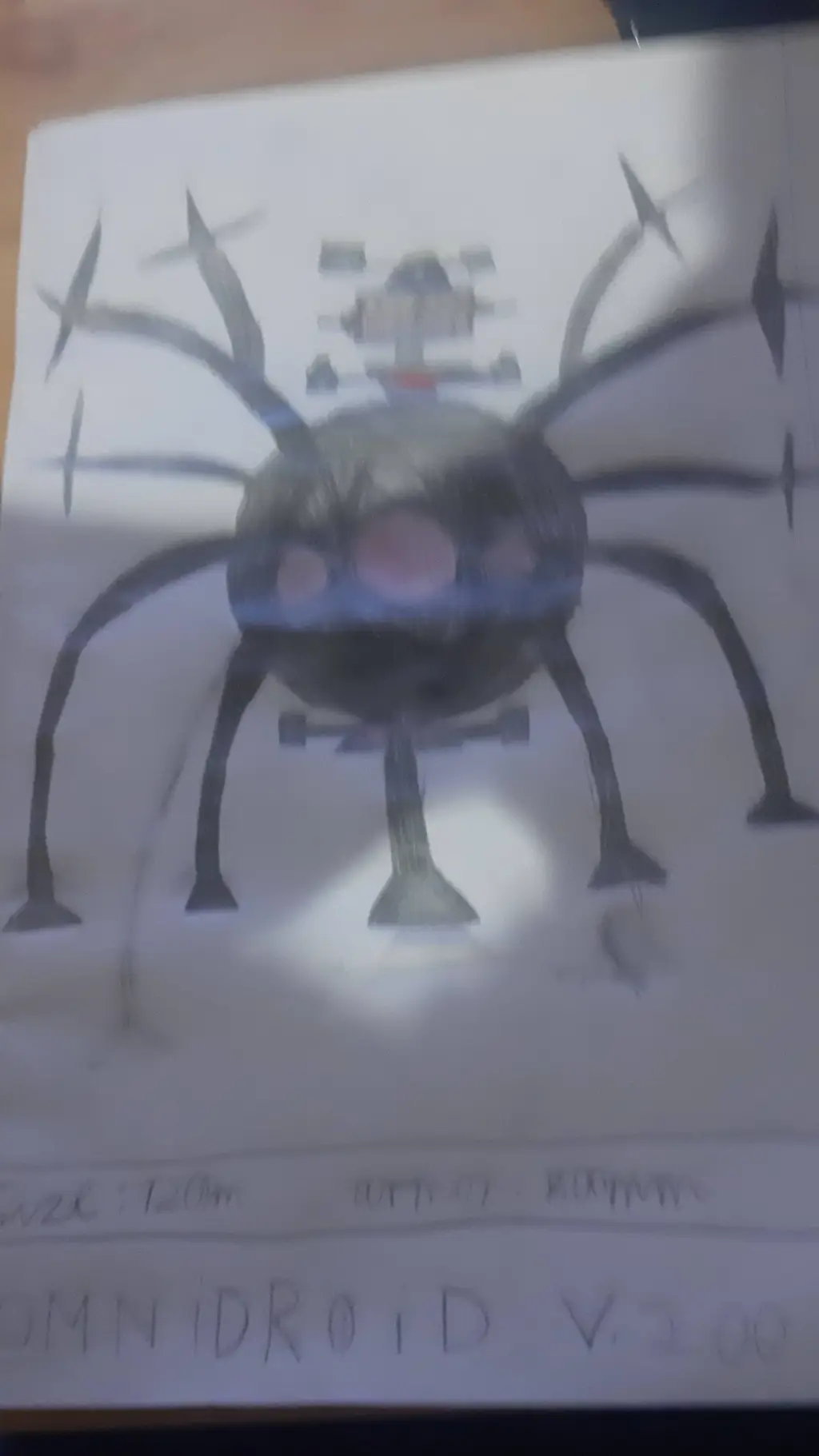 ai character: Omnidroid v.200 background