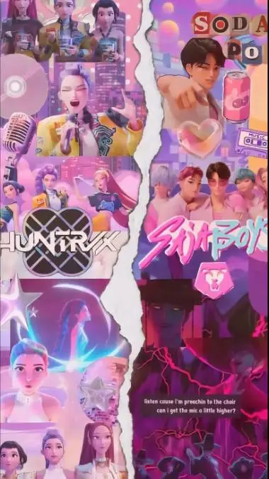 ai character: k-pop demon hunter background