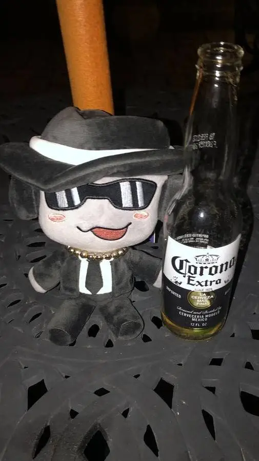ai character: chance plushie background