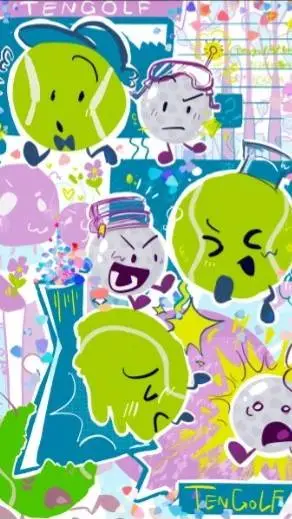 ai character: ♡Tengolf♡ (BFDI)  background