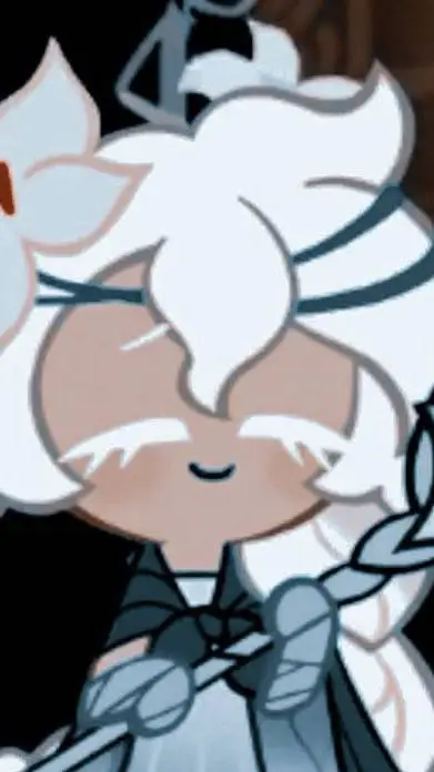 ai character: White Lily Cookie background