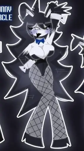 ai character: 🐰Miss Circle🐰 background