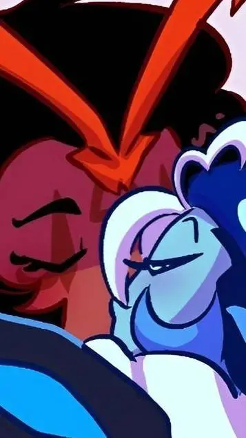 ai character: Burningmilk ♥️ background