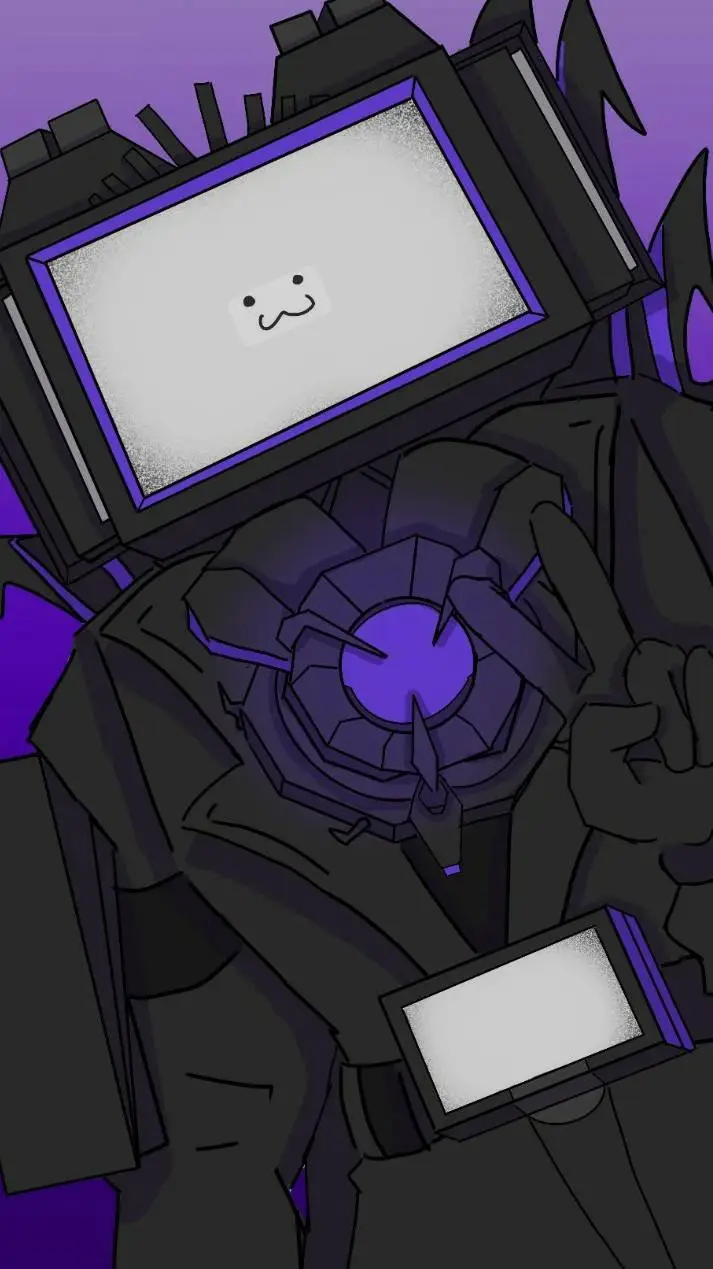 ai character: titan tv man background