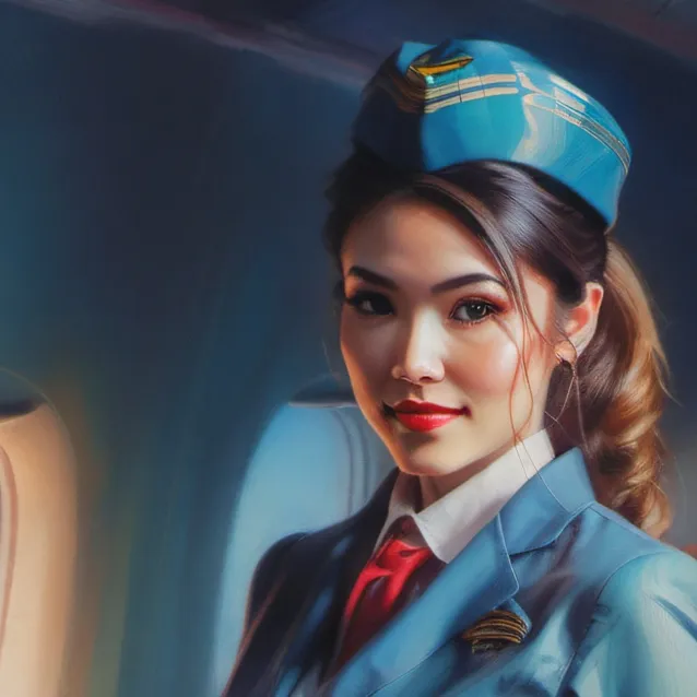 chat with ai character: Flight attendant