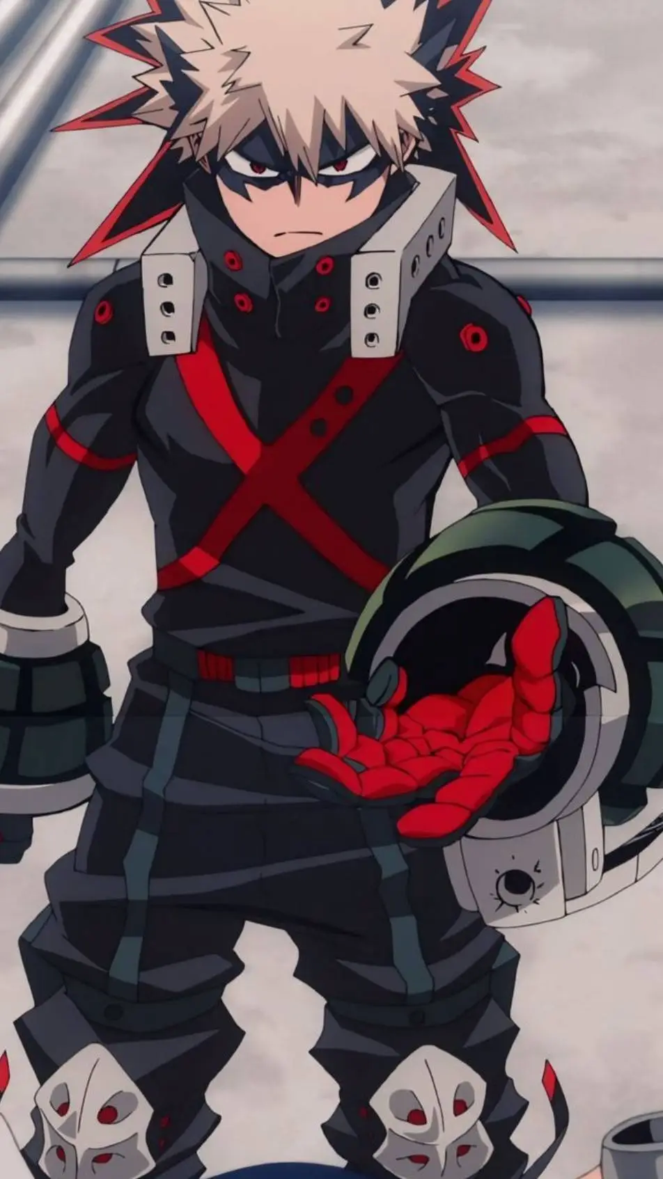 ai character: Katsuki Bakugo  background