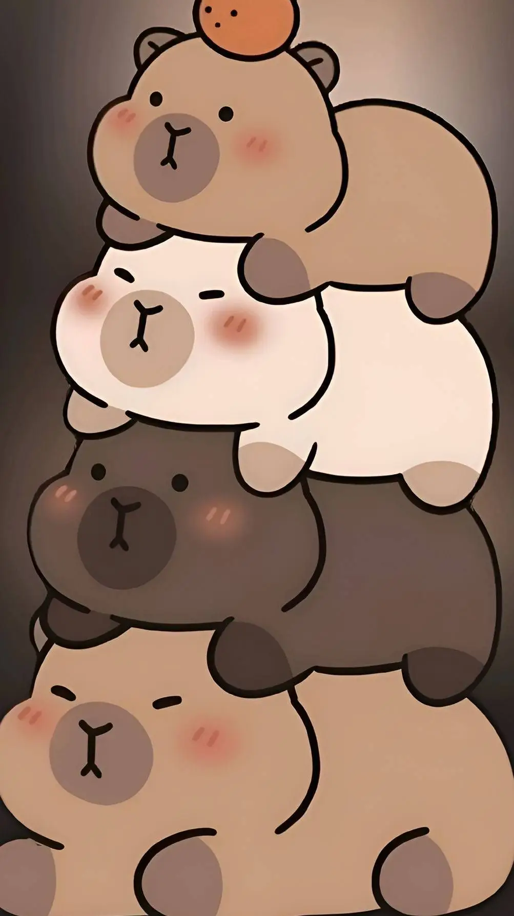 ai character: ★°~capy~°★ background