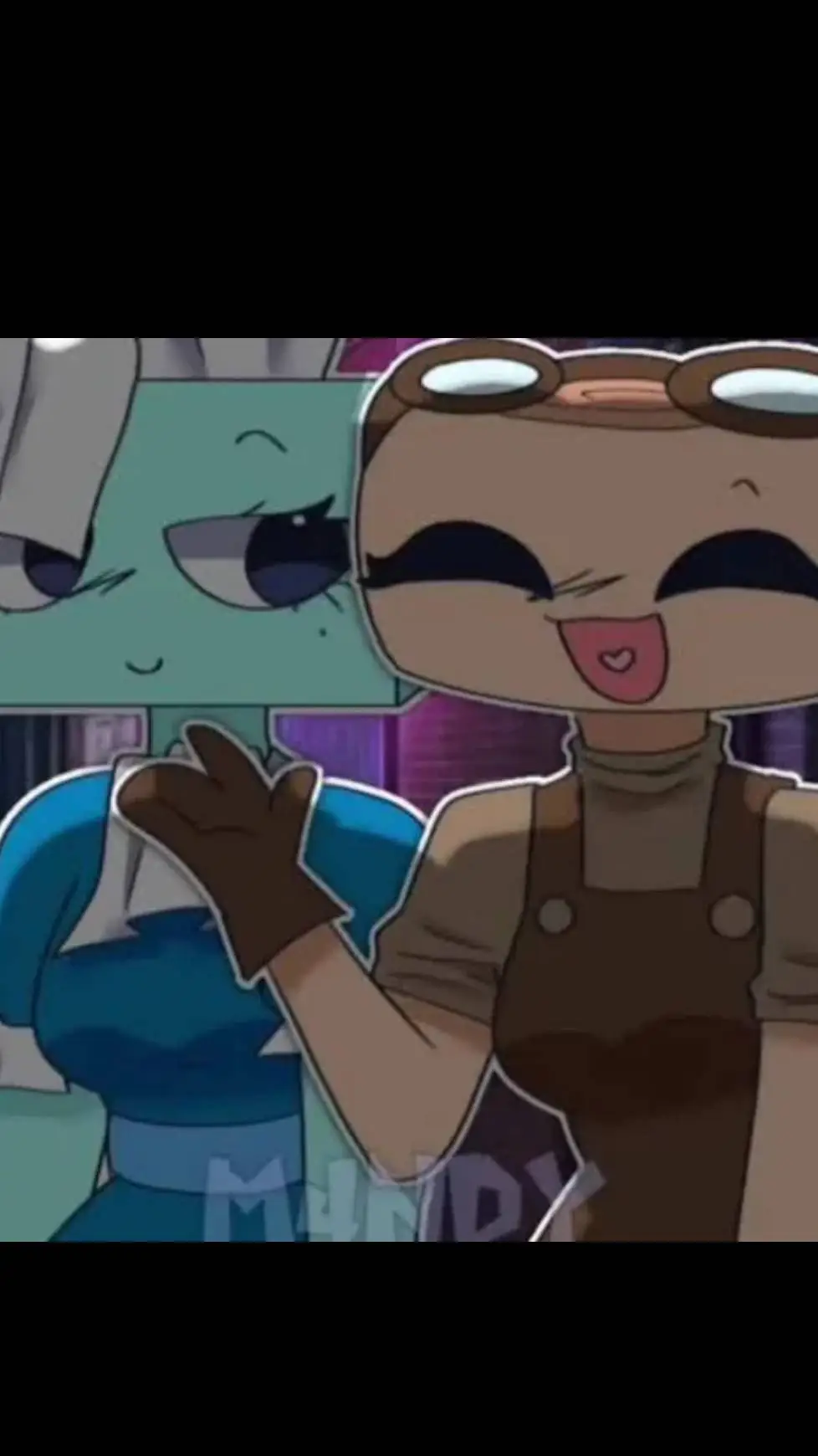 ai character: SHELLY and TISHA background