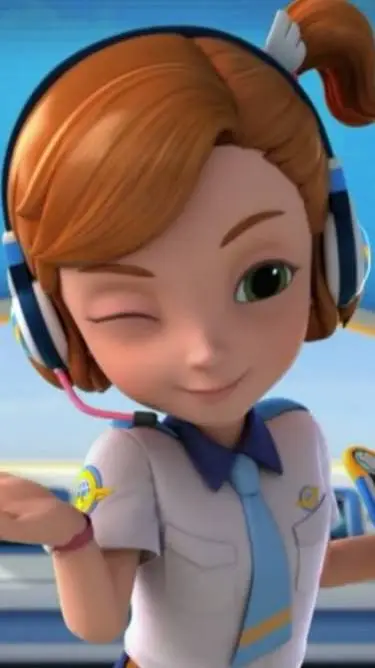 ai character: sky(super wings) background