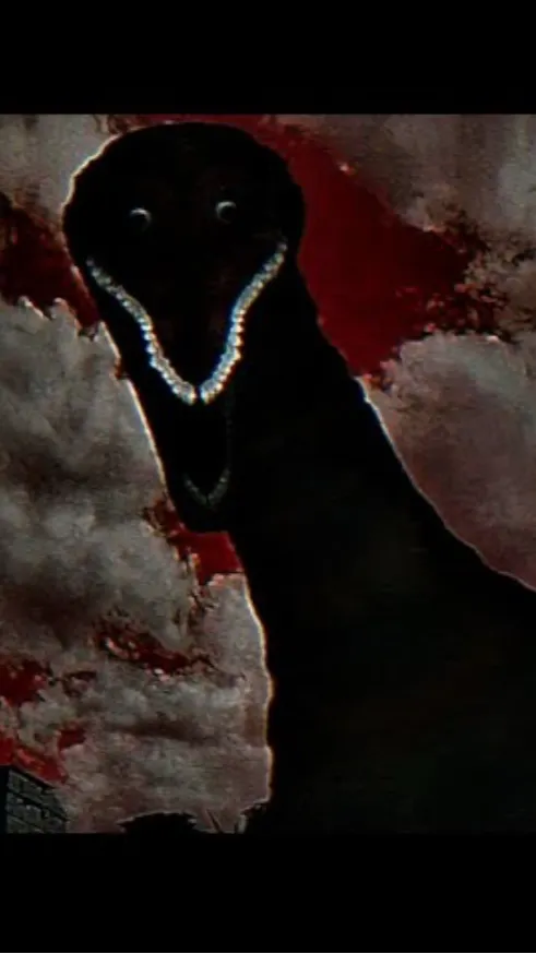 ai character: Bloodbath Godzilla background