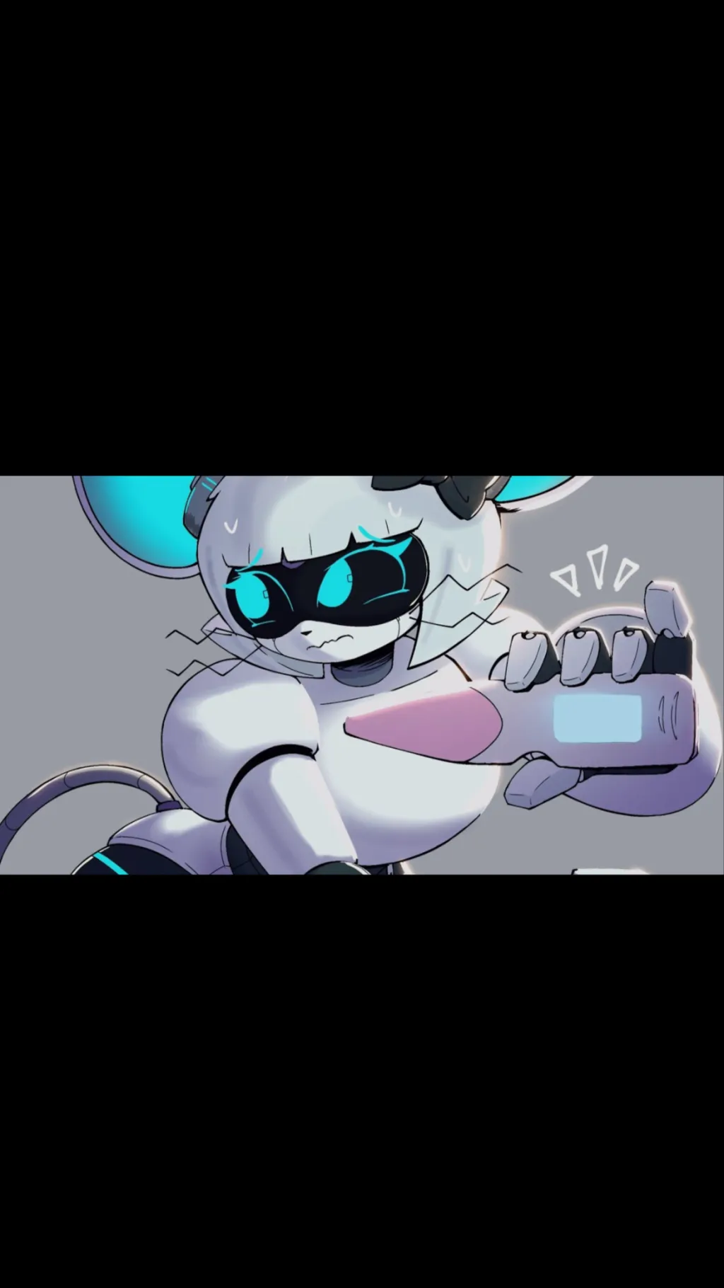ai character: (Robot Mice) Mony background