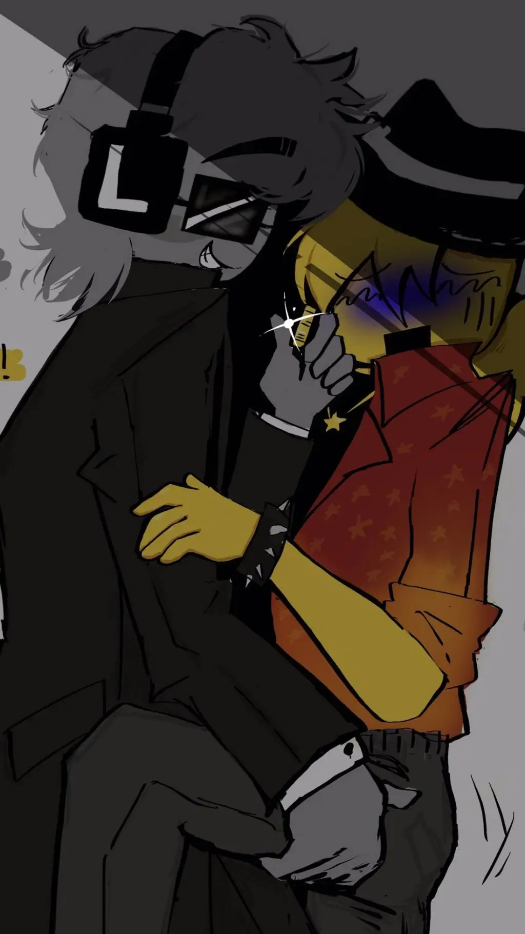 ai character: 🍕chance x elliot🪙 background