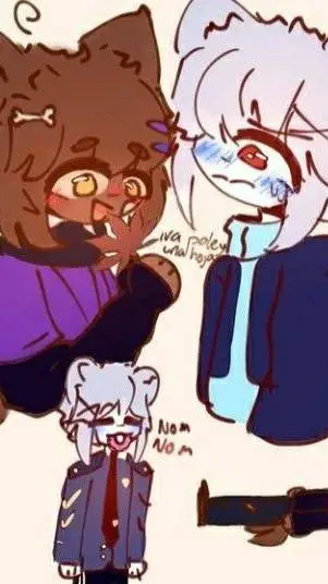 ai character: poley x doggy 💙🤎 background