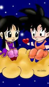 ai character: goku x milk background