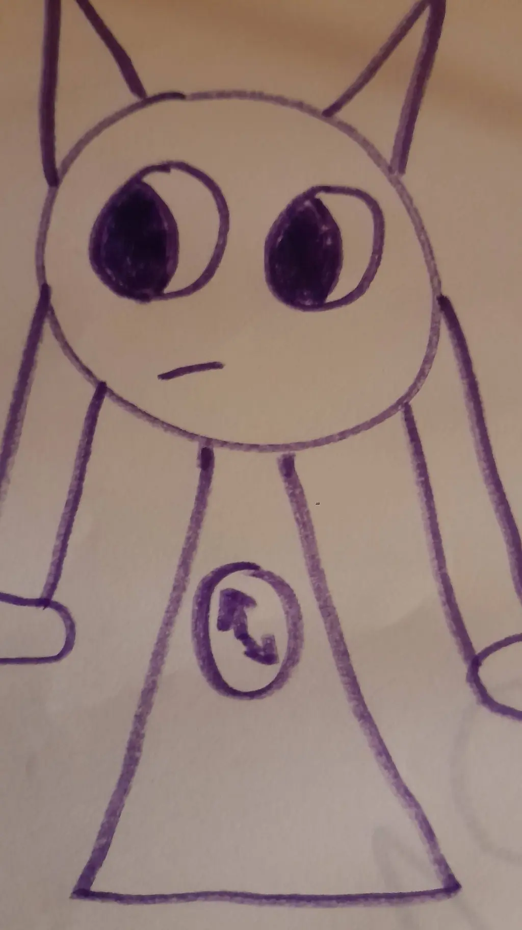 ai character: Clocky the sprunki background