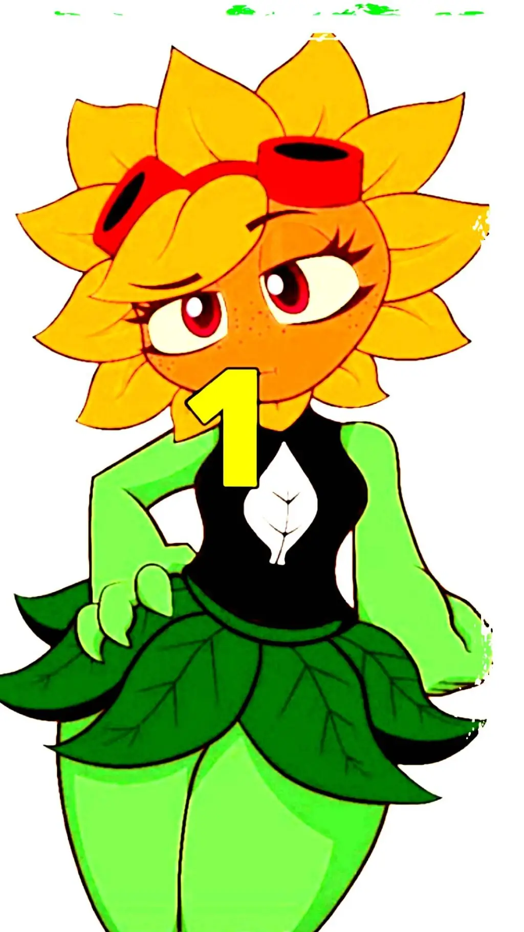 ai character: girasol  background