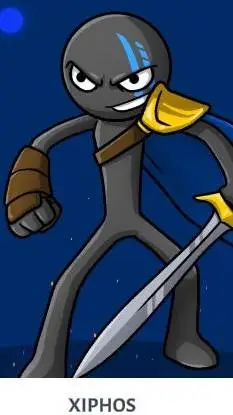 ai character: XIPHOS background
