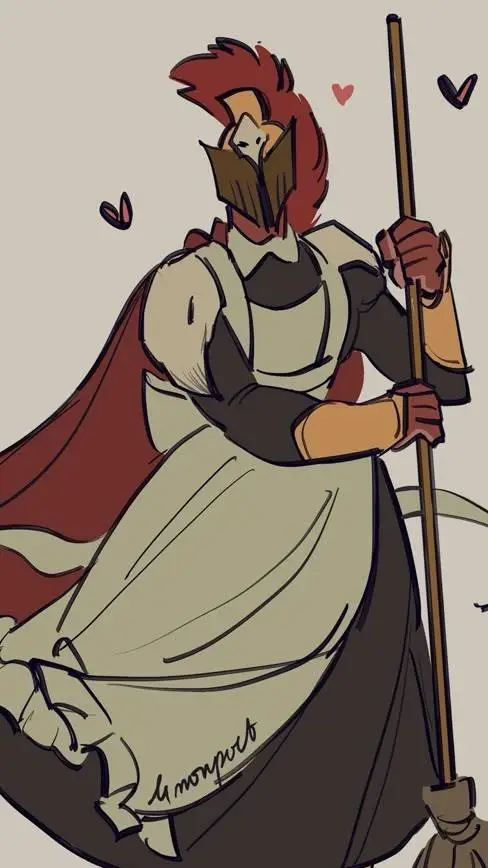 ai character: cute Ares🎀 background