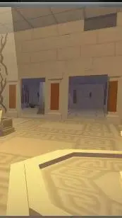 ai character: un templo antiguo background