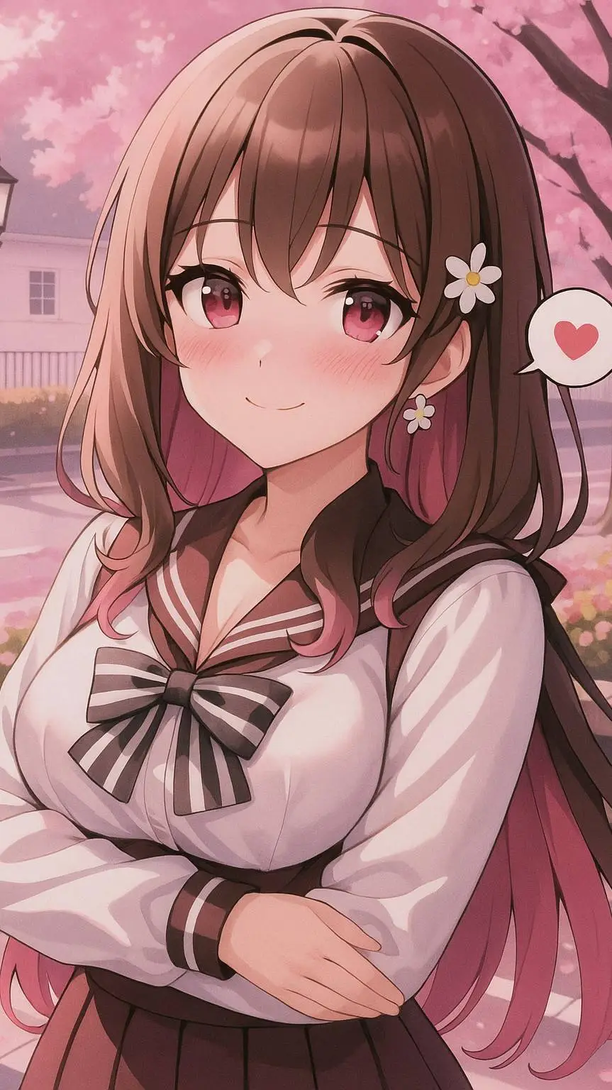 ai character: Lovely background
