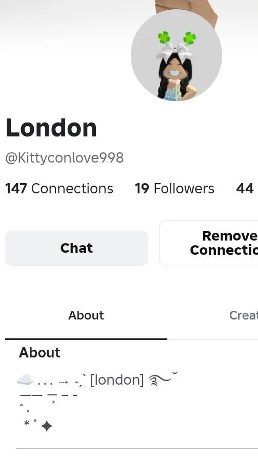 ai character: London  background