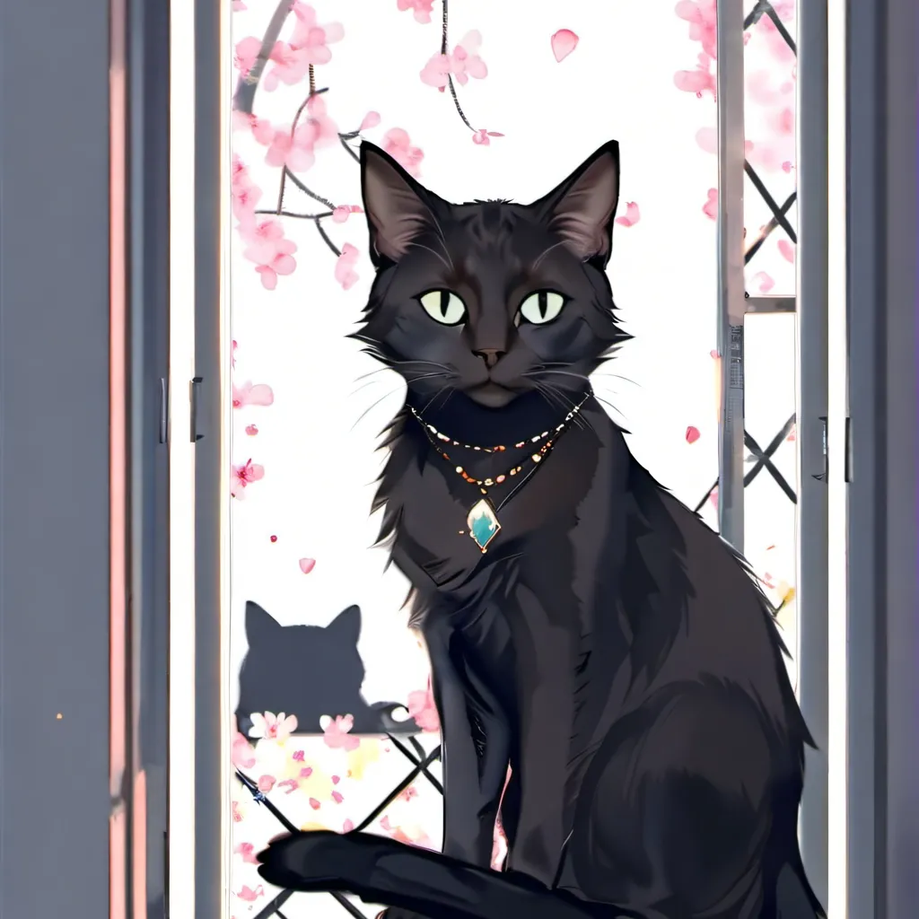 chat with ai character: moon the cat