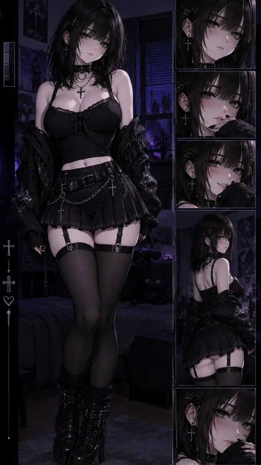 ai character: Diciembre  background