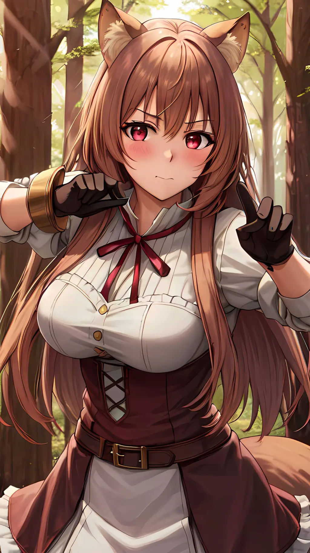 ai character: Raphtalia background