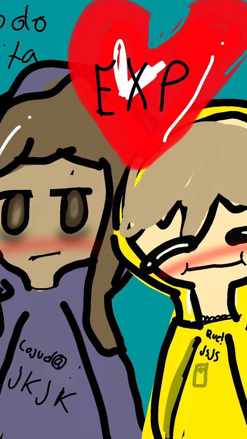 ai character: Evan x pamela  background