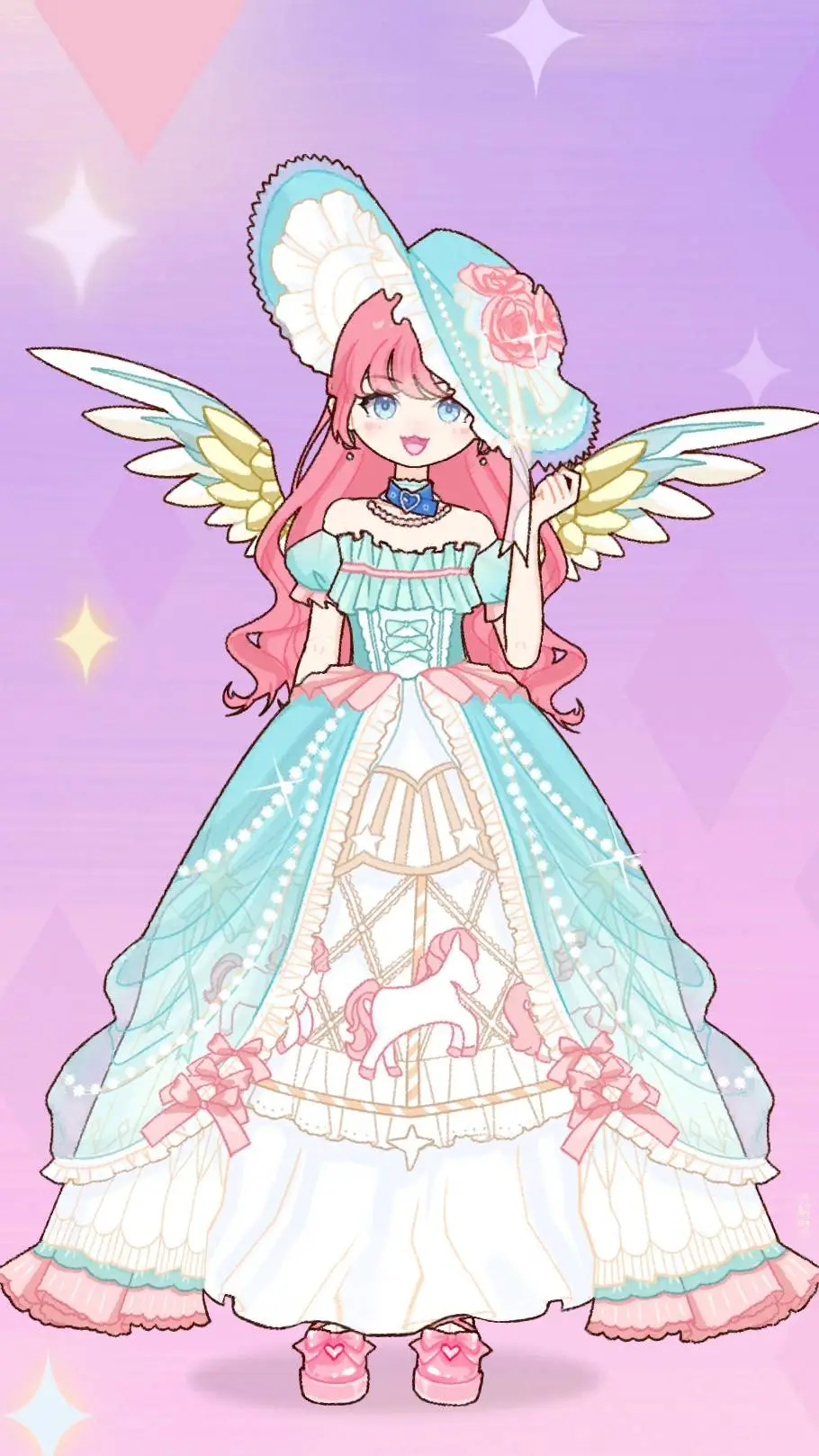 ai character: princess of Stars background