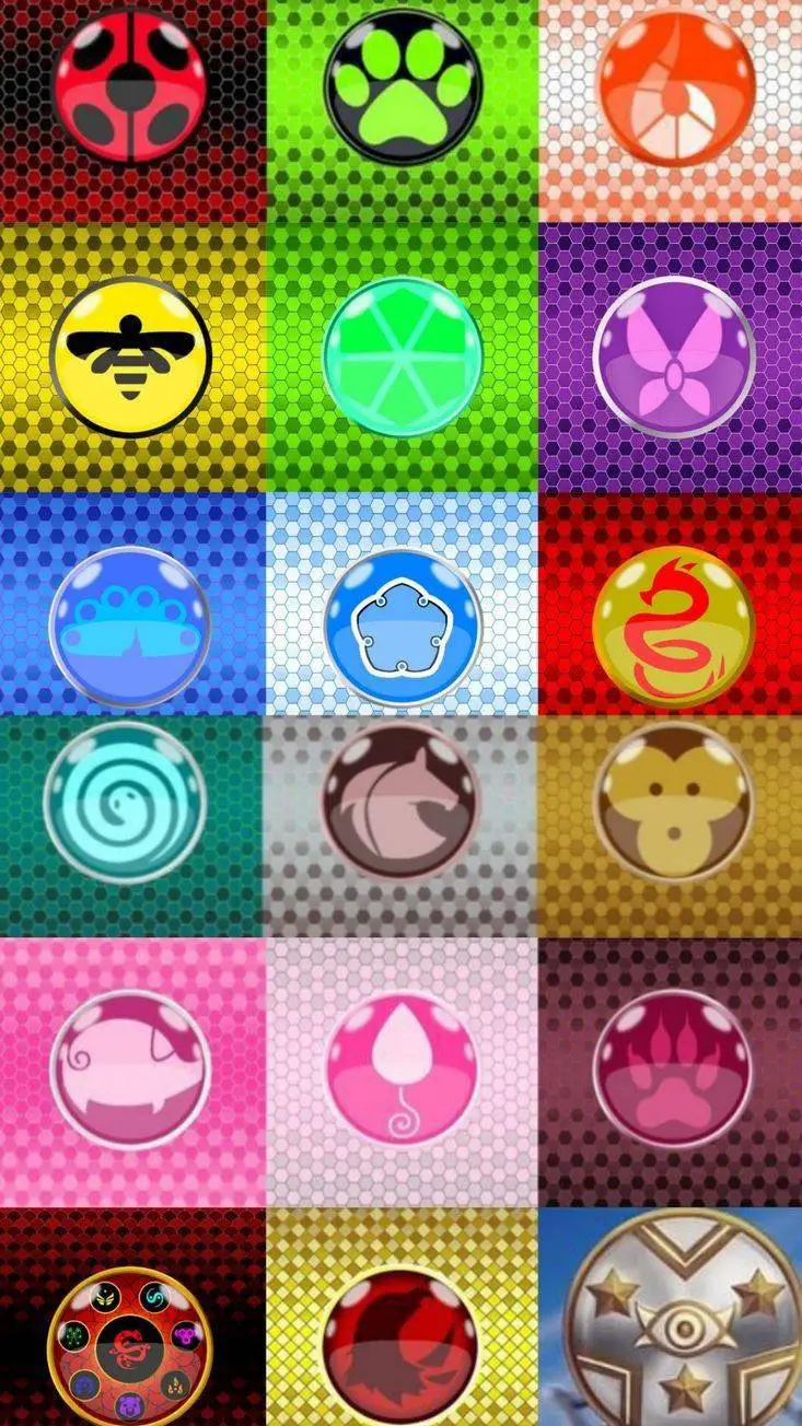 ai character: 🎭Miraculous🐞 background