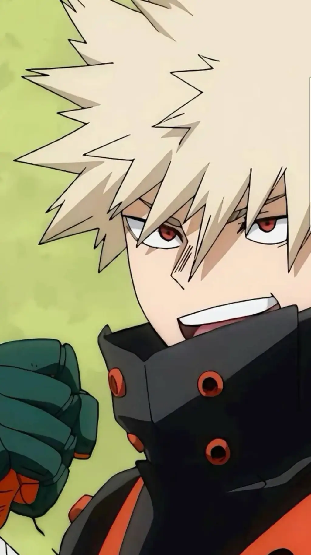 ai character: Katsuki Bakugo  background