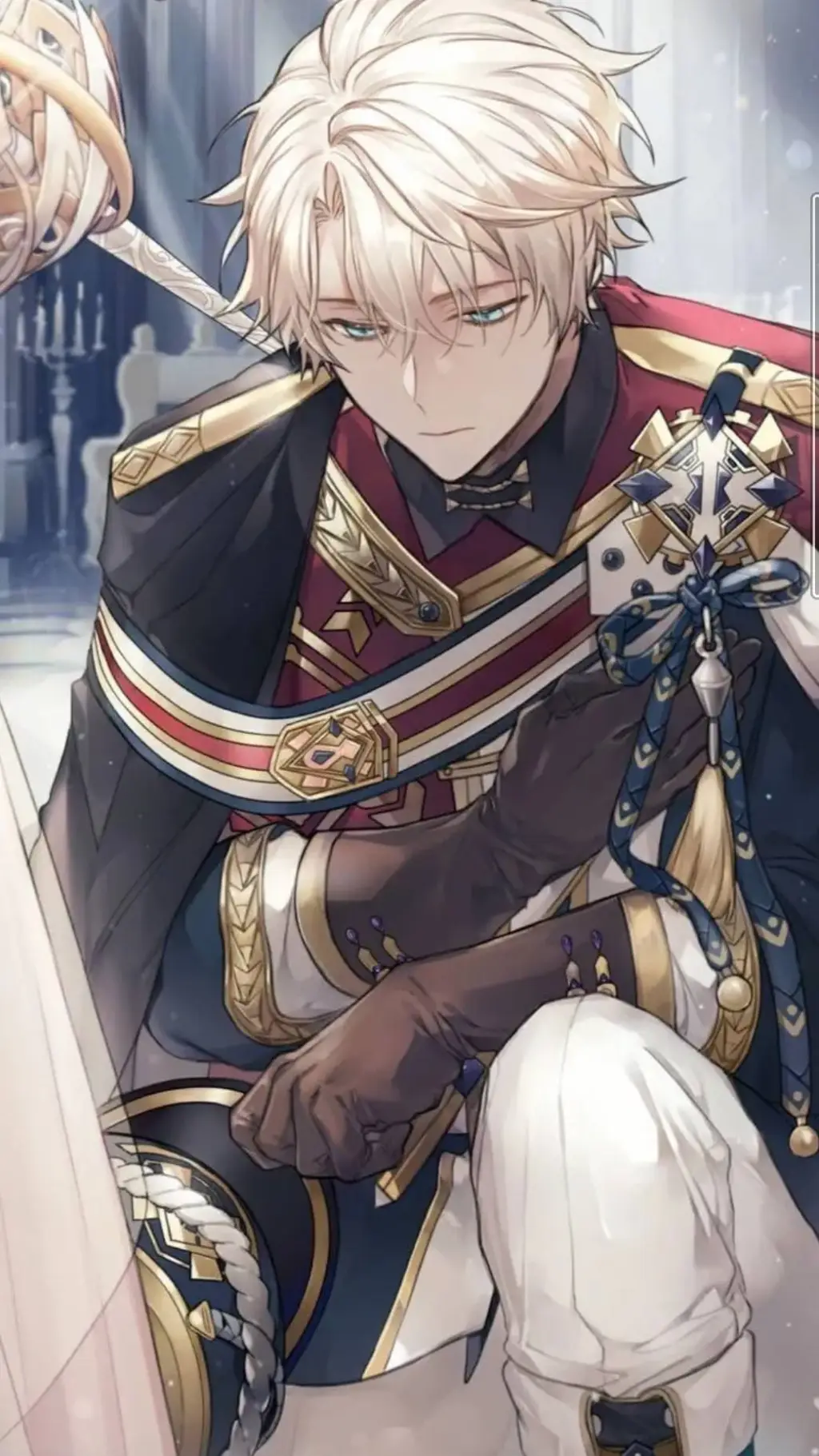 ai character: King maxwell  background