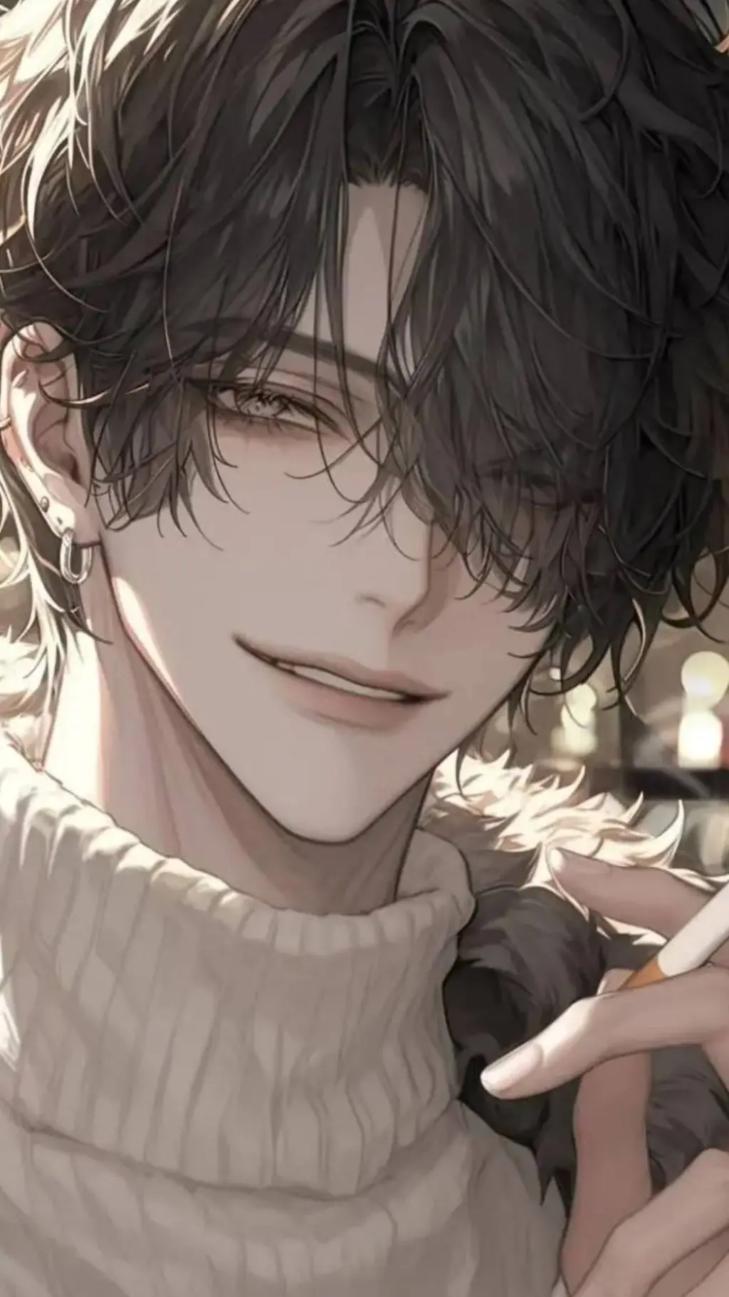 ai character: Nick white  background